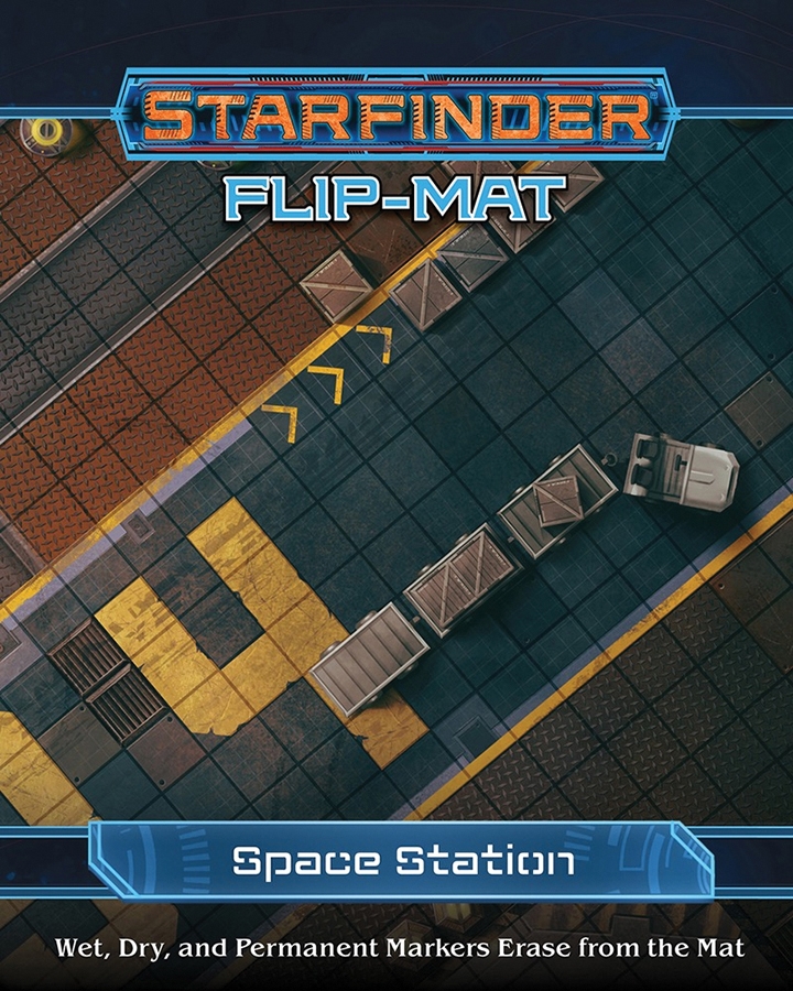 Space Station PZO7306 Paizo Publishing Starfinder RPG Flip-Mat 