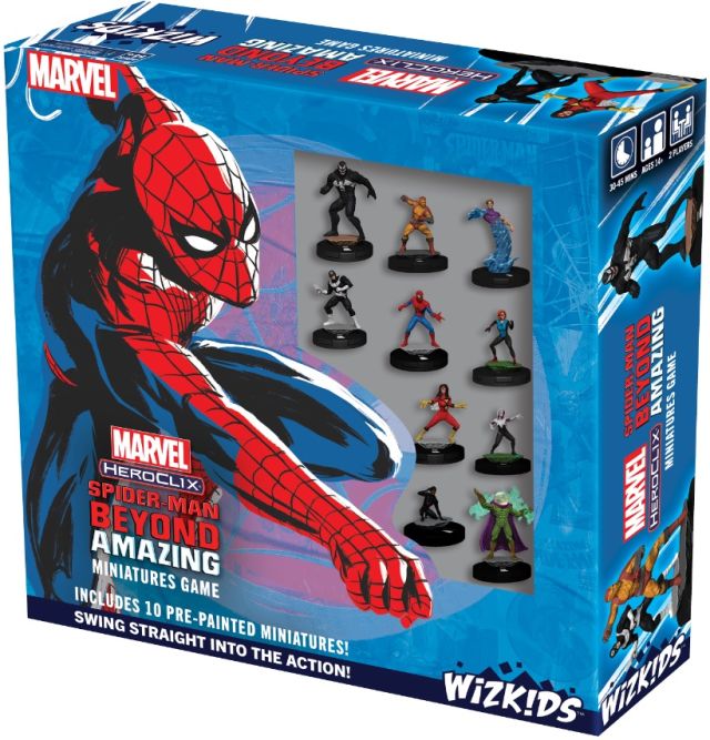 84866 Wizkids/NECA Marvel Heroclix: Spider-man Beyond Amazing Minis Game main product photo