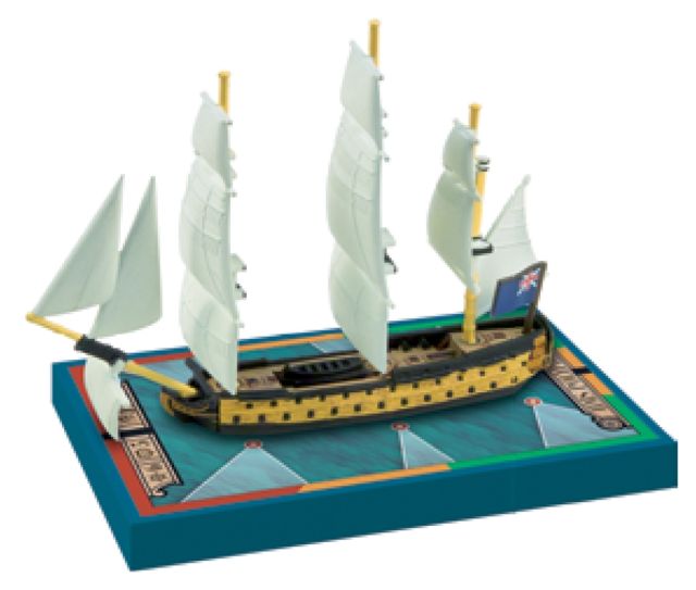 AGSSGN114B Ares Games Sails of Glory: HMS Polyphemus 1782/HMS America 1777 main product photo