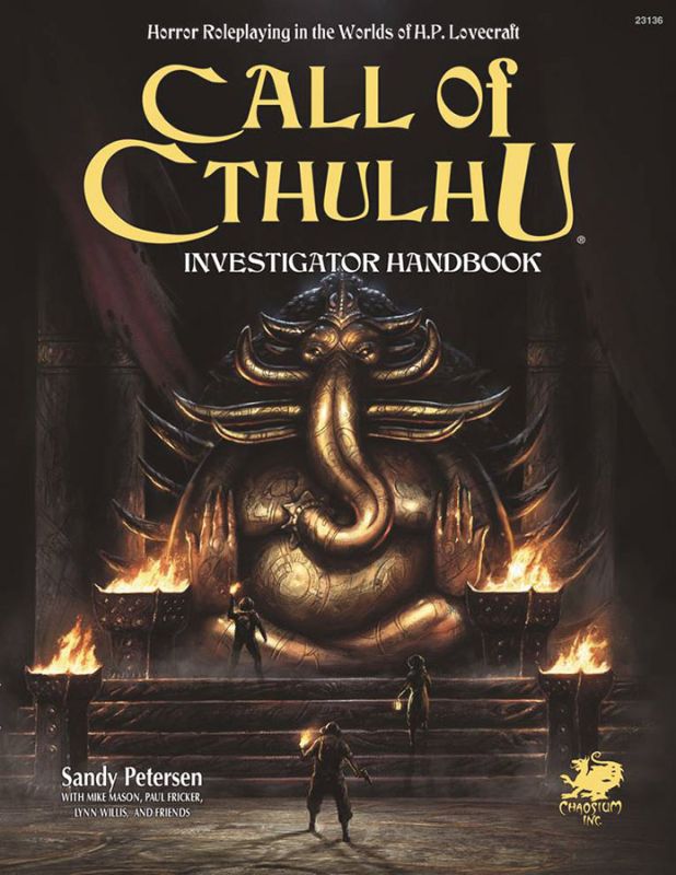 CHA23136-H Chaosium Call of Cthulhu: 7th Edition Investigator Handbook main product photo
