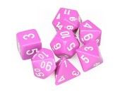 CHX25427 Chessex Manufacturing Opaque: Poly Set Light Purple/White (7) main product photo
