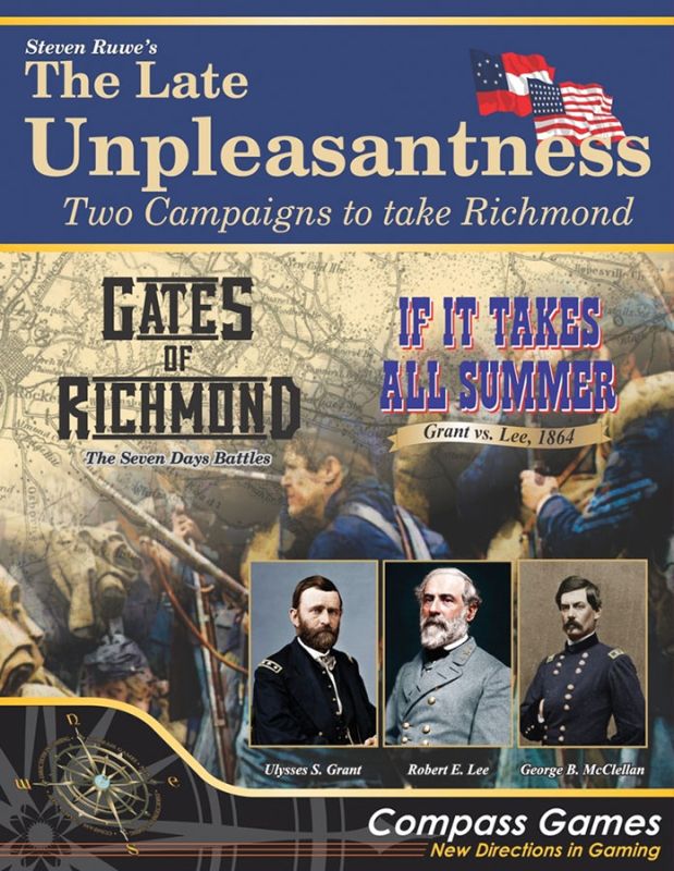 CPS1083 Compass Games Late Unpleasantness: Two Campaigns to take Richmond main product photo