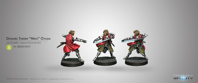 CVB280363-0412 Corvus Belli Infinity: Yu Jing Domaru Takeshi Neko Oyama (AP CCW, EXP CCW) main product photo