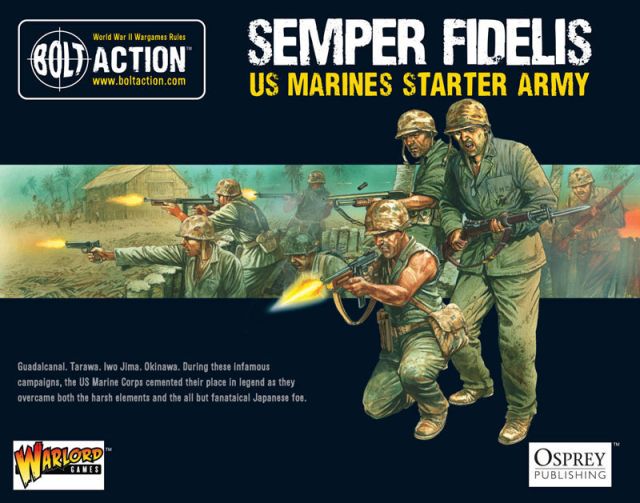 WLGWGB-START-10 Warlord Games Bolt Action: US Marine Corps Starter Army main product photo
