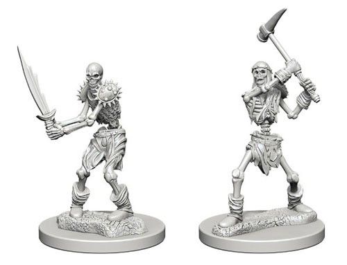 WZK72559 Wizkids/NECA Dungeons & Dragons Nolzur`s Marvelous Unpainted Miniatures: Skeletons main product photo