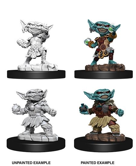 WZK73721 Wizkids/NECA Pathfinder Deep Cuts Unpainted Miniatures: W9 Female Goblin Alchemist main product photo