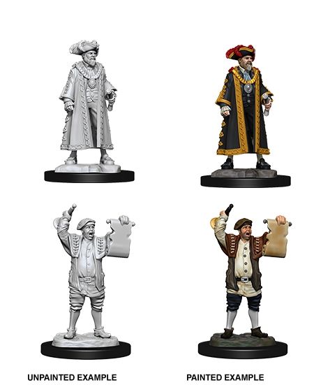WZK73871 Wizkids/NECA WizKids Deep Cuts Unpainted Miniatures: W10 Mayor & Town Crier main product photo