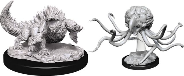 WZK90022 Wizkids/NECA Dungeons & Dragons Nolzur`s Marvelous Unpainted Miniatures: W11 Grell & Basilisk main product photo