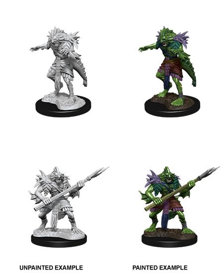 WZK90073 Wizkids/NECA Dungeons & Dragons Nolzur`s Marvelous Unpainted Miniatures: W12 Sahuagin main product photo
