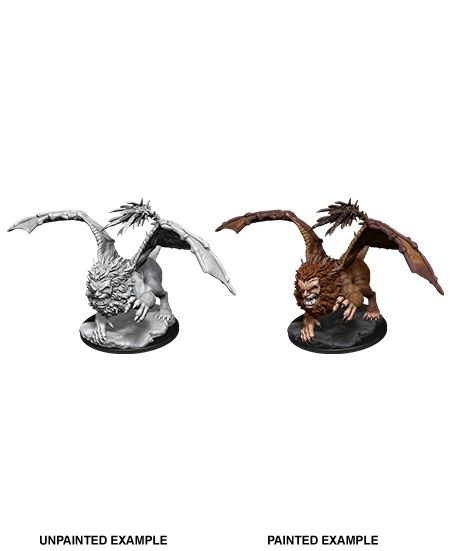 WZK90078 Wizkids/NECA Dungeons & Dragons Nolzur`s Marvelous Unpainted Miniatures: W12 Manticore main product photo