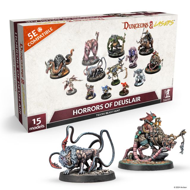 DNL0089 Archon Studios Dungeons & Lasers: Miniatures - Horrors of Deuslair main product photo
