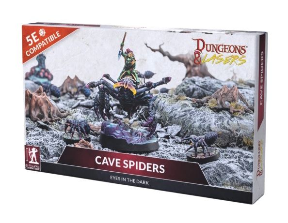 ACSDNL0133 Archon Studios Dungeons & Lasers: Miniatures - Cave Spiders main product photo