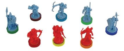 AGSWOTR023 Ares Games War of the Ring: Colored Plastic Rings - Core Set main product photo