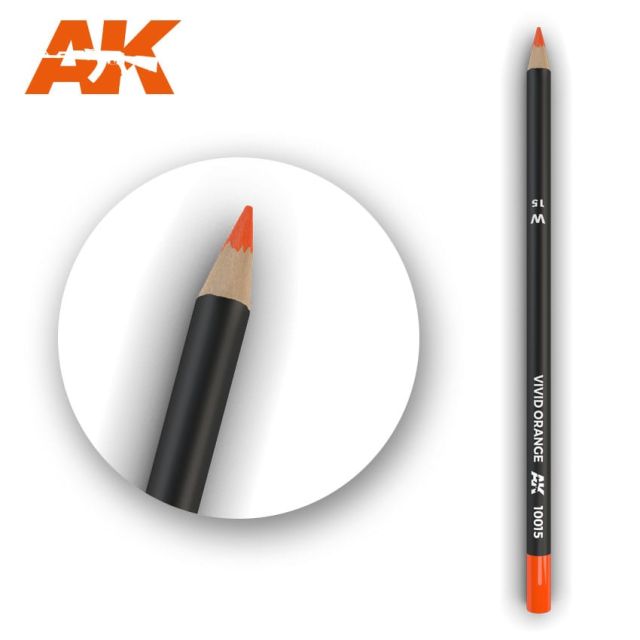 AK-10015 AK Interactive Weathering Pencil - Vivid Orange (Box - 5 Units) main product photo