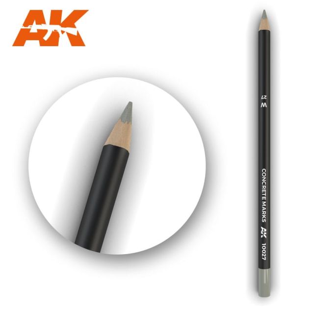 AK-10027 AK Interactive Weathering Pencil - Concrete Marks (Box - 5 Units) main product photo