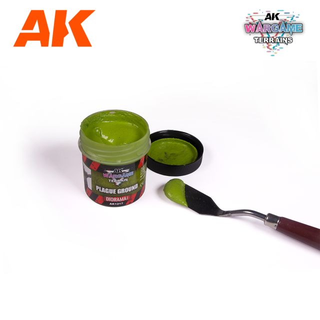 AK-1217 AK Interactive Wargame Battle Ground Terrains Plague Ground - 100ml (Acrylic) main product photo