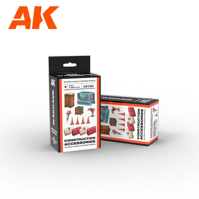 AK-1364 AK Interactive Scenography Wargame Set Construction Accessories (30-35mm) main product photo