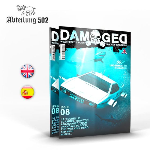 AK-ABT728 Abteilung502 DAMAGED, Worn and Weathered Models Magazine - 08 (English) main product photo