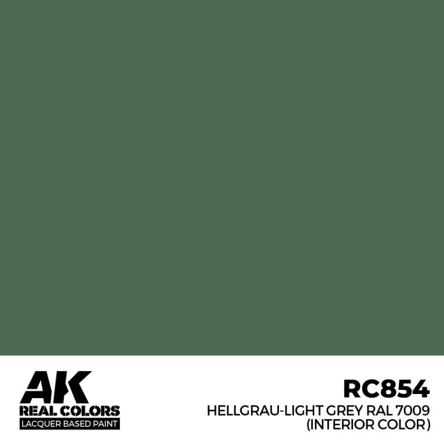AK-RC854 AK Interactive Real Colors Hellgrau-Light Grey RAL 7009 (interior color) 17 ml main product photo