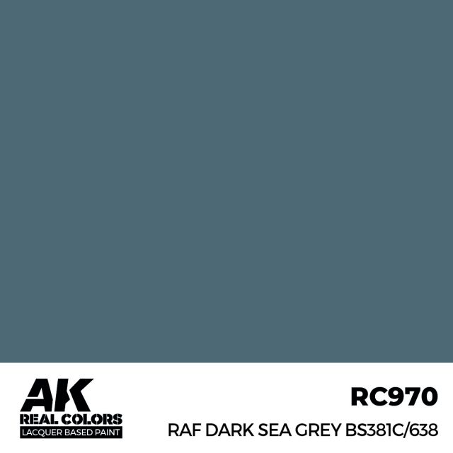 AK-RC970 AK Interactive Real Colors RAF Dark Sea Grey BS381C/638 17 ml. main product photo