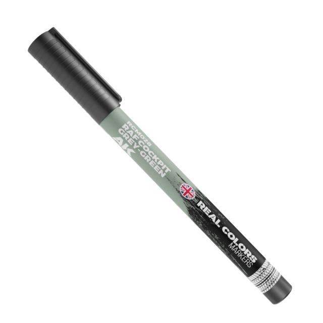 AK-RCM028 AK Interactive Real Colors Markers RAF Cockpit Grey-Green (6 Pack) main product photo