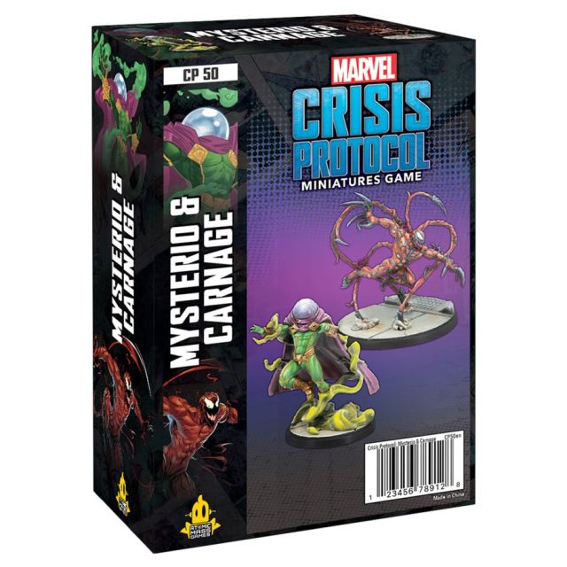 AMGCP50 Atomic Mass Games Marvel Crisis Protocol: Carnage & Mysterio Pack main product photo
