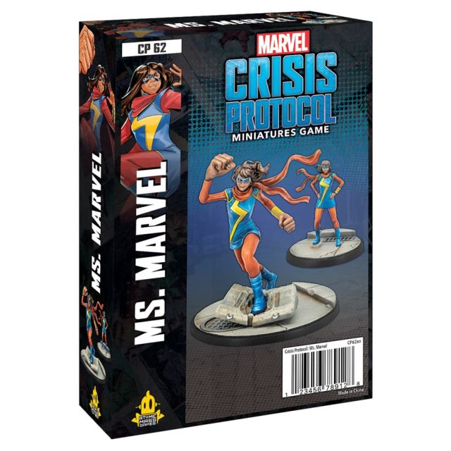 AMGCP62 Atomic Mass Games Marvel Crisis Protocol: Ms. Marvel Character Pack main product photo