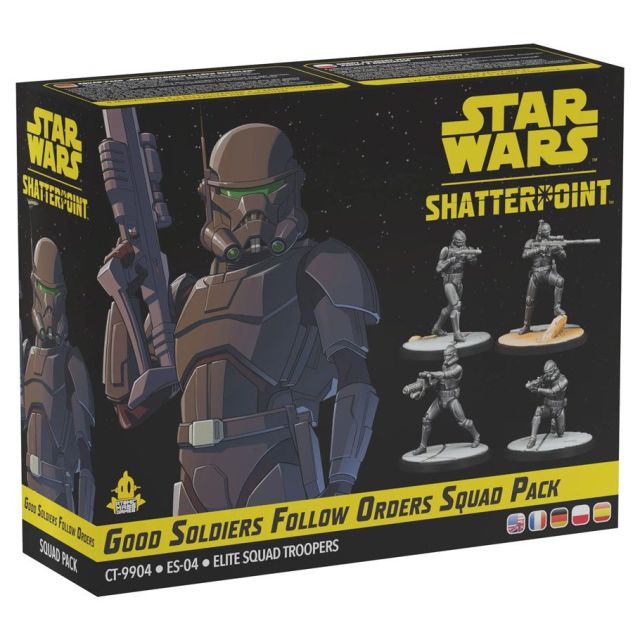 AMGSWP36 Atomic Mass Games Star Wars Shatterpoint: Good Soldiers Follow Orders Squad Pack main product photo