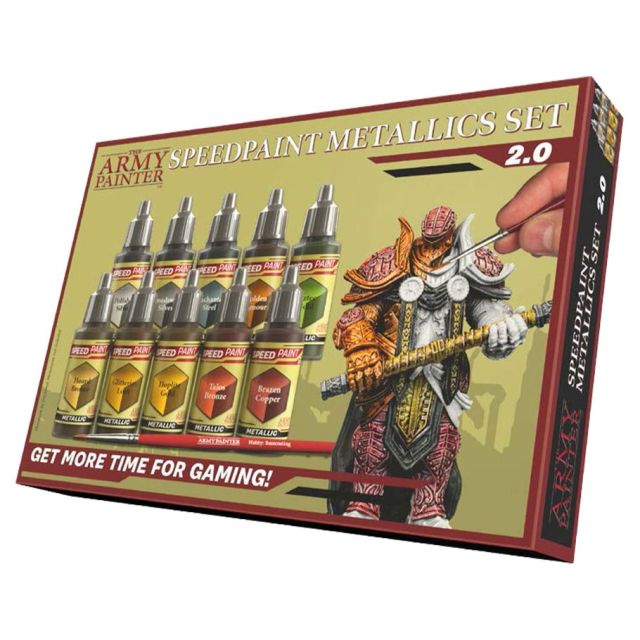 AMYWP8062 The Army Painter APS Warpaints: Speedpaint Metallics Set 2.0 main product photo