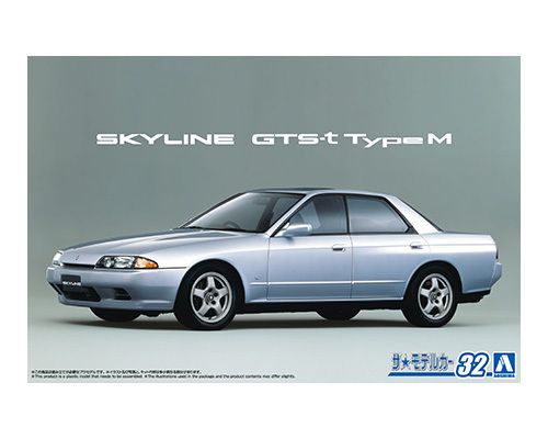 AOS-20482 Aoshima 1/24 Model Car #32 Nissan HCR32 Skyline GTS-t Typem '89 main product photo