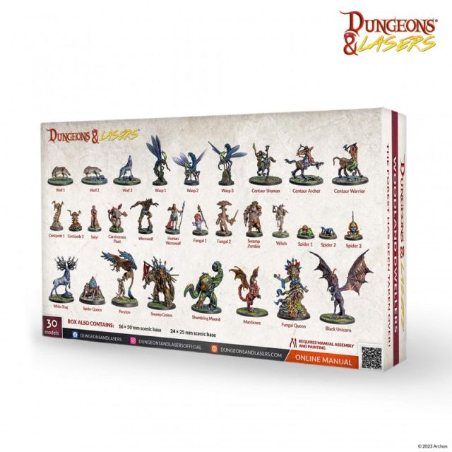 ARS-DNL0068 Archon Studio Dungeons and Lasers: Woodland Dwellers (D&L: Miniatures) main product photo