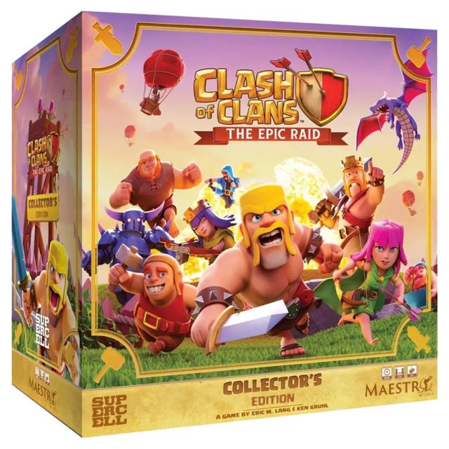 ASMMMCLASHRAID02 Asmodee Clash of Clans: The Epic Raid: Collector's Edition main product photo