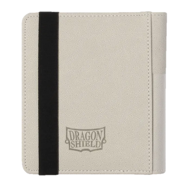 AT-35012 Arcane Tinmen Dragon Shield Card Codex 80 Portfolio Ashen White main product photo