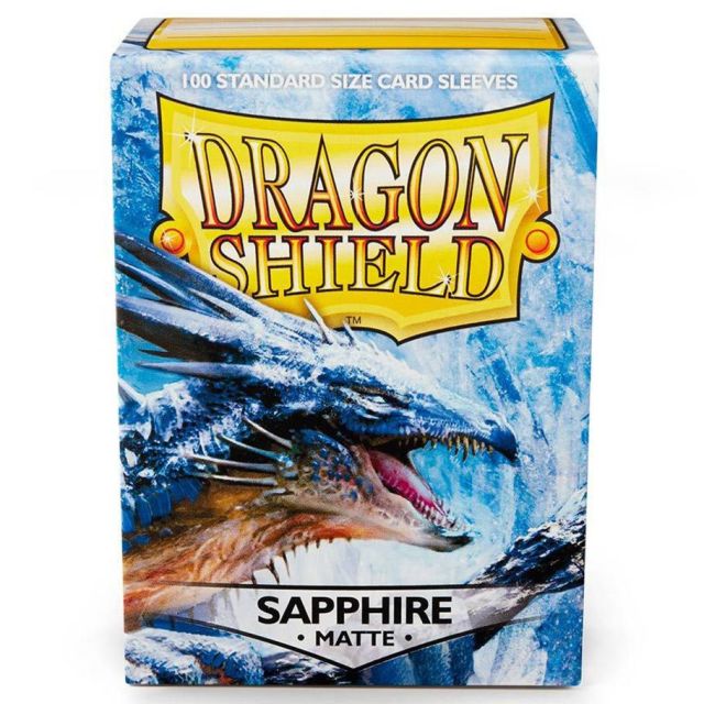 ATM11028 Arcane Tinmen Deck Protector: Dragon Shield: Matte: Sapphire (100) main product photo
