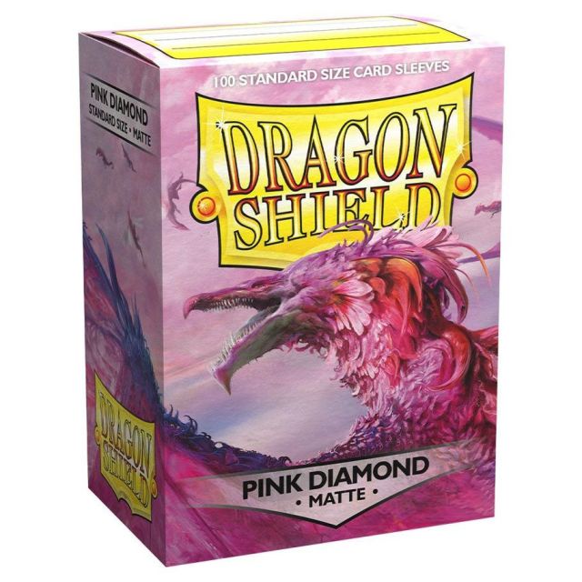 ATM11039 Arcane Tinmen Deck Protector: Dragon Shield: Matte: Pink Diamond (100) main product photo