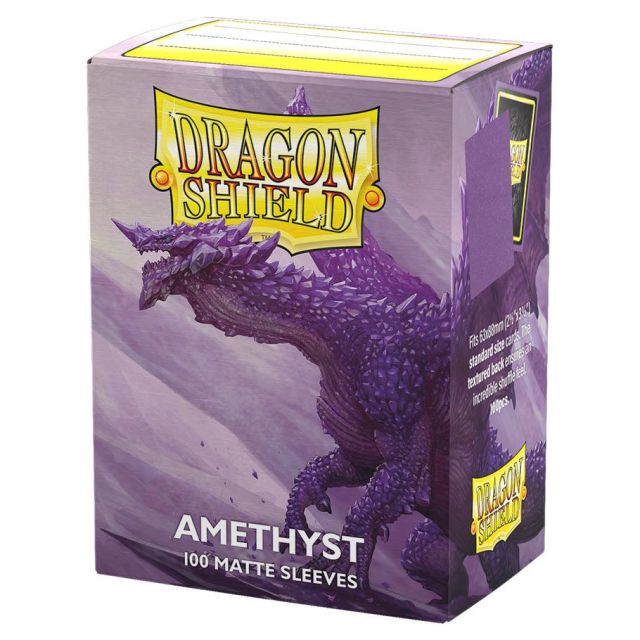 ATM11060 Arcane Tinmen Deck Protector: Dragon Shield: Matte: Amethyst (100) main product photo