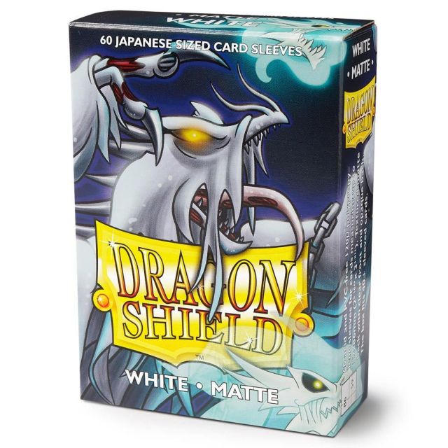 ATM11105 Arcane Tinmen Deck Protector: Dragon Shield: Japanese: Matte: White (60) main product photo
