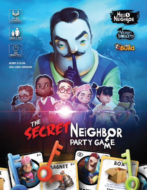 AWGAW06HN Arcane Wonders Hello Neighbor - The Secret Neighbor Party Game main product photo