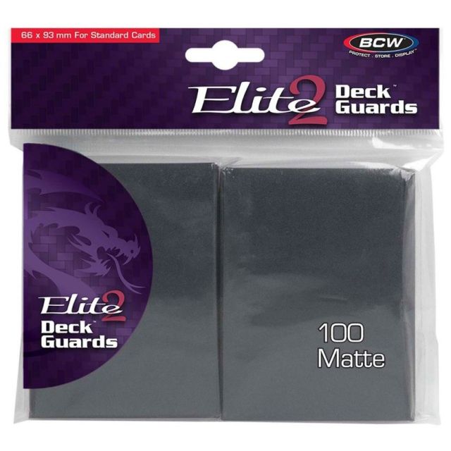BCDDGEM2CGY BCW Diversified Deck Protection: Deck Guard: Elite2 Matte GY (100) main product photo
