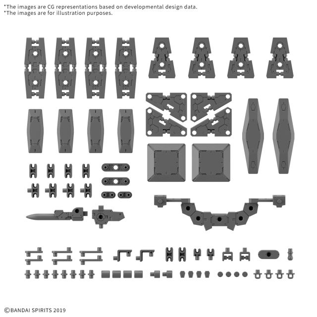 BNDAI-2773783 Bandai 30 Minutes Missions 1/144 Option Parts Set 19 (Multi Shield) 30MM main product photo