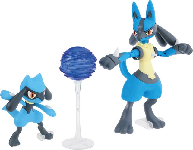 BNT2528754 Bandai Namco Toys Gunpla: Pokemon Model Kit - Riolu & Lucario main product photo