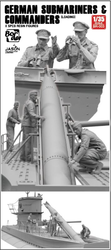 BORDM-BR-003 Border Model 1/35 German Submariners & Commanders Loading main product photo
