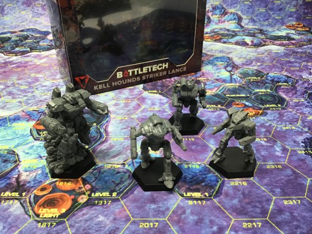 CAT35766 Catalyst Games BattleTech: Miniature Force Pack - Kell Hounds Striker Lance main product photo