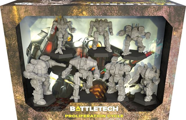 CAT35775 Catalyst Game Labs BattleTech: Miniature Force Pack - Proliferation Cycle Boxed Set main product photo