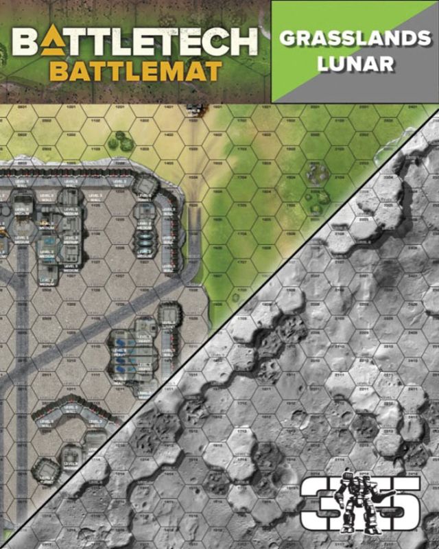 CAT35800B Catalyst Game Labs BattleTech: Battle Mat - Grasslands Lunar main product photo
