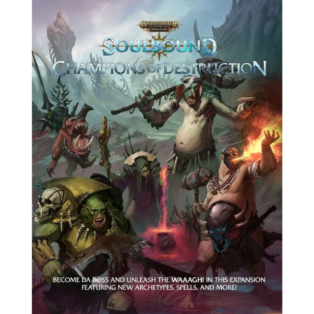 CB72534 Cubicle 7 Warhammer Age of Sigmar RPG: Champions of Destruction main product photo