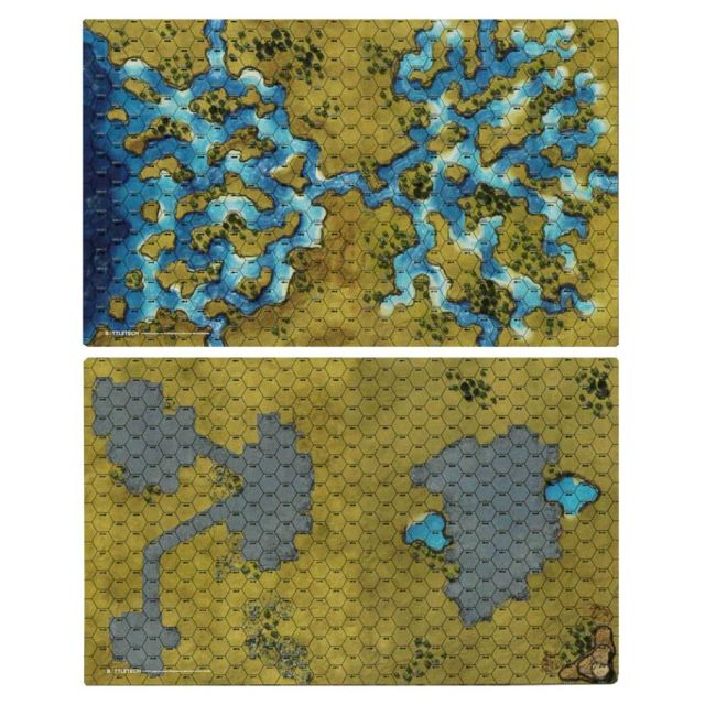 CYT35801B Catalyst Game Labs BattleTech: BattleMat: Savannah: River Delta main product photo
