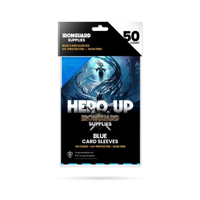 DIASTL302913 Ironguard Supplies Ironguard: Card Sleeves Matte Blue (50) main product photo