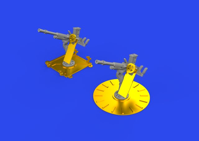 EDU-653019 Eduard IJN Type 96 25mm AA gun (single) PRINT 1/350 Brassin main product photo