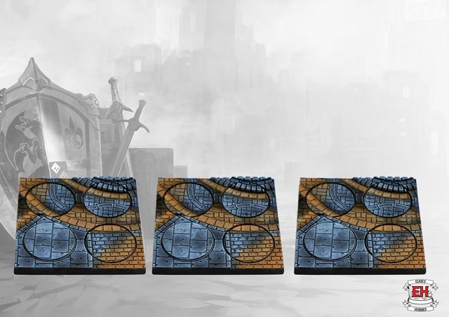 ELRKS-14199 Elrik's Hobbies: Imperial Walkway Bases - Infantry (PBW8504) main product photo